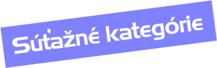 Sútažné kategórie ,