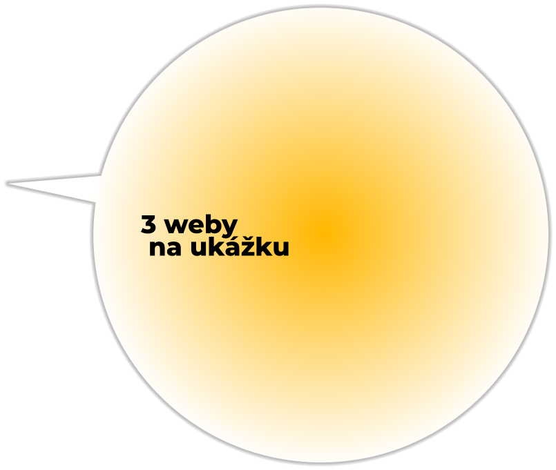 3 weby  na ukážku